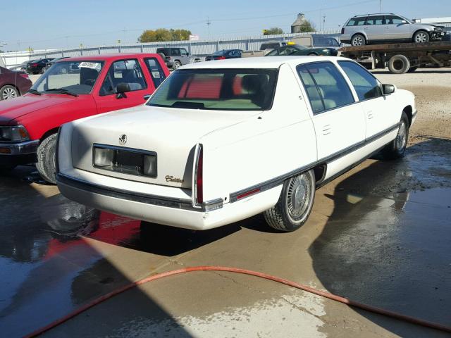 1G6KD52B0SU292160 - 1995 CADILLAC DEVILLE WHITE photo 4