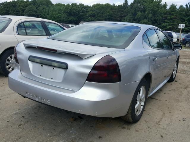 2G2WP552761158494 - 2006 PONTIAC GRAND PRIX SILVER photo 4