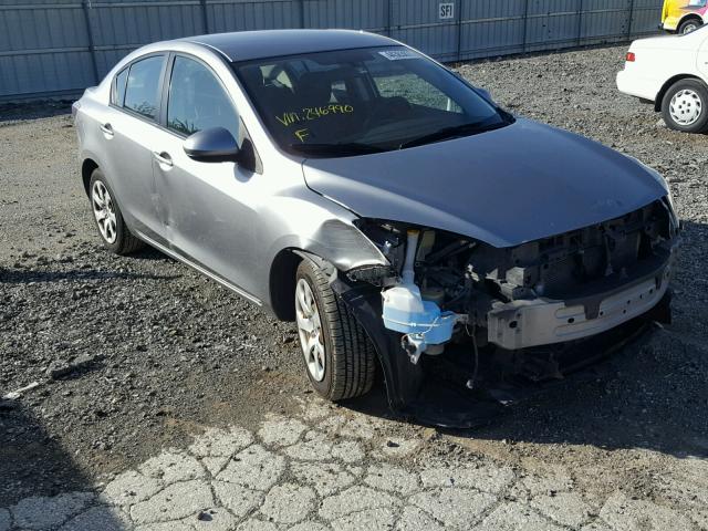 JM1BL1SF4A1246990 - 2010 MAZDA 3 SILVER photo 1