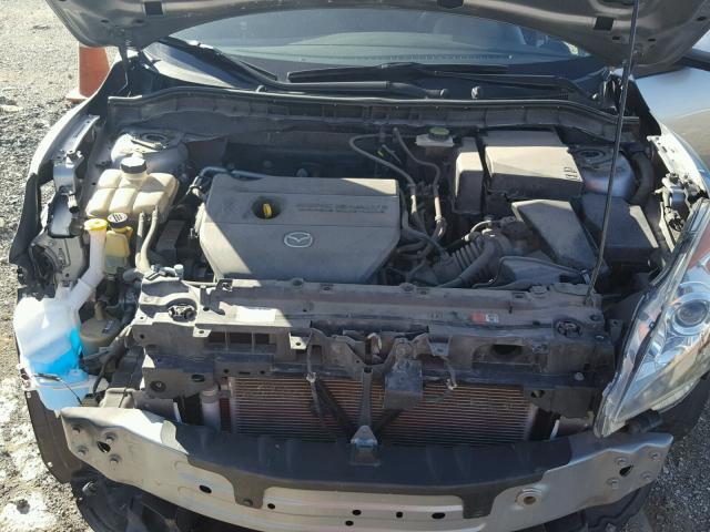 JM1BL1SF4A1246990 - 2010 MAZDA 3 SILVER photo 7