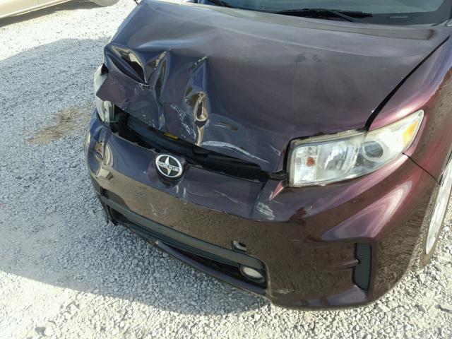 JTLZE4FE3CJ020362 - 2012 TOYOTA SCION XB წითელი ფოტო 9