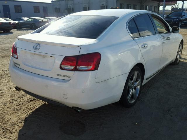 JTHBN96S465007549 - 2006 LEXUS GS GENERAT WHITE photo 4