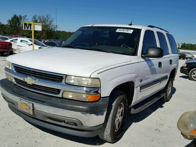 1GNEC13V95R257369 - 2005 CHEVROLET TAHOE C150 WHITE photo 2