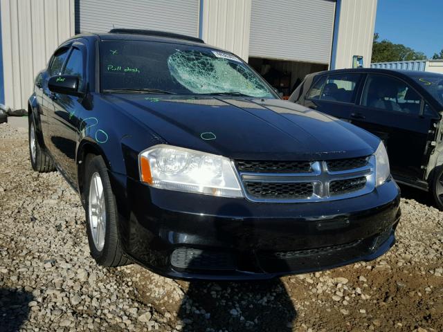 1B3BD1FB8BN524127 - 2011 DODGE AVENGER MA BLACK photo 1