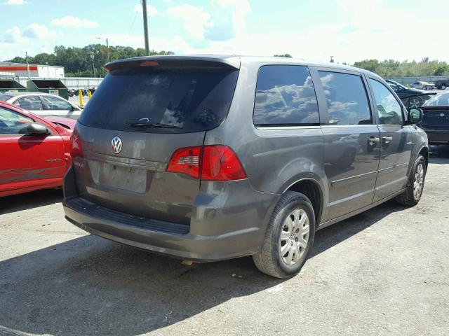 2V4RW4D15AR231098 - 2010 VOLKSWAGEN ROUTAN S GRAY photo 4