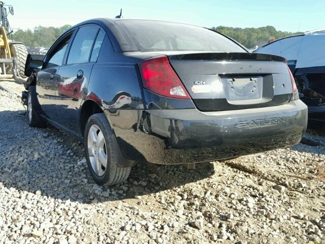 1G8AJ55FX7Z161659 - 2007 SATURN ION LEVEL BLACK photo 3