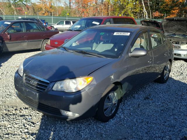 KMHDU46DX7U216668 - 2007 HYUNDAI ELANTRA GRAY photo 2