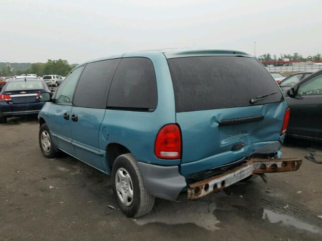 2B4FP2531XR102702 - 1999 DODGE CARAVAN BLUE photo 3