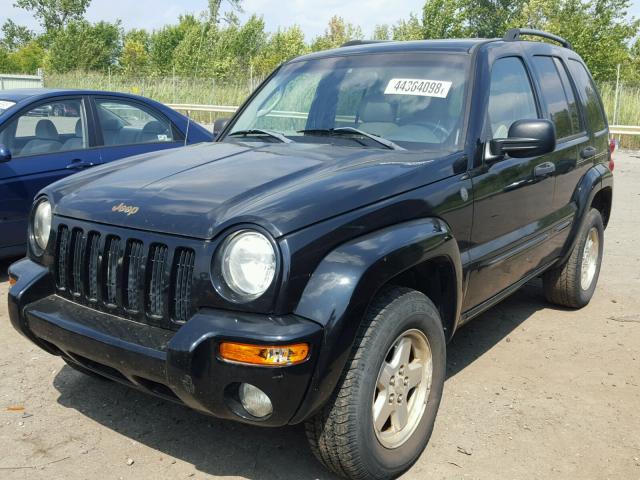 1J4GL58K14W249915 - 2004 JEEP LIBERTY LI BLACK photo 2