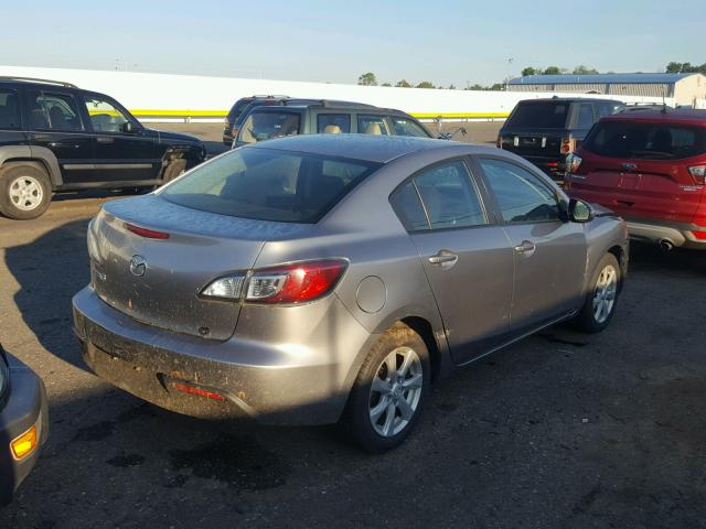 JM1BL1VG2B1437636 - 2011 MAZDA 3 I GRAY photo 4