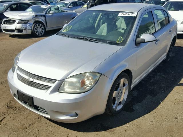 1G1AT58H397103641 - 2009 CHEVROLET COBALT LT SILVER photo 2