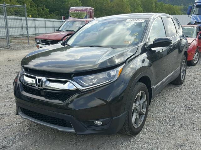 2HKRW2H85HH626282 - 2017 HONDA CR-V EXL BLACK photo 2