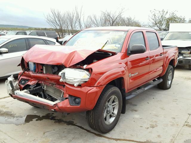 5TFJX4GN7DX018369 - 2013 TOYOTA TACOMA RED photo 2