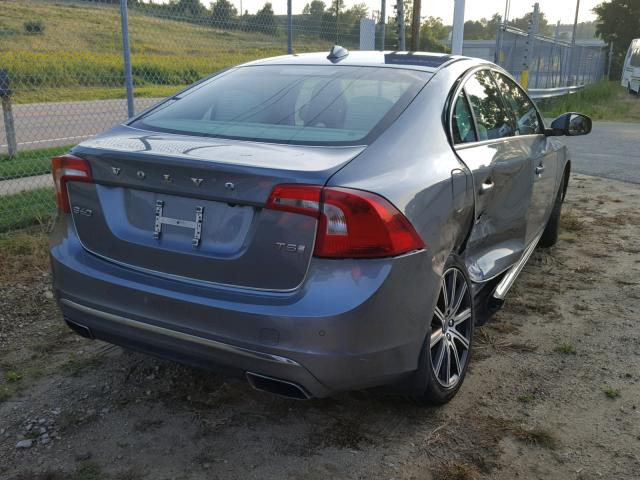 LYV402FM6GB093224 - 2016 VOLVO S60 PLATIN GRAY photo 4