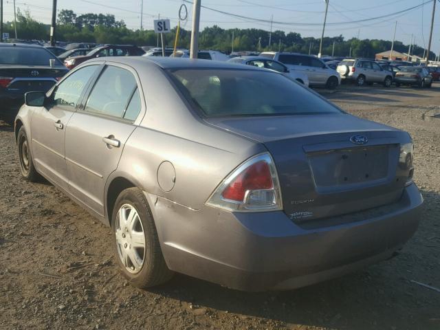 3FAFP06Z16R197285 - 2006 FORD FUSION S GRAY photo 3