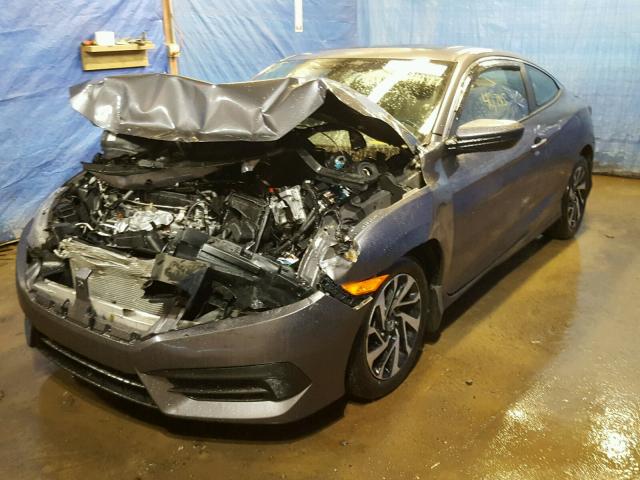 2HGFC4B0XGH301405 - 2016 HONDA CIVIC LX GRAY photo 2