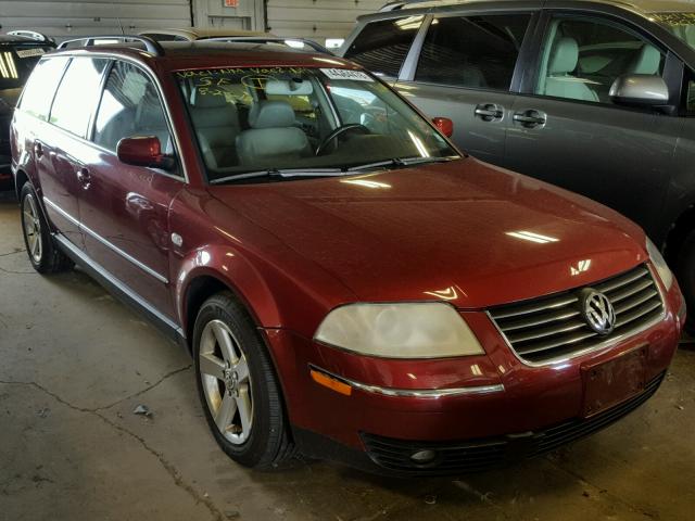 WVWWH63B54E064837 - 2004 VOLKSWAGEN PASSAT GLX წითელი ფოტო 1