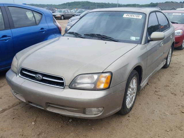 4S3BE6457Y6208131 - 2000 SUBARU LEGACY GT BEIGE photo 2