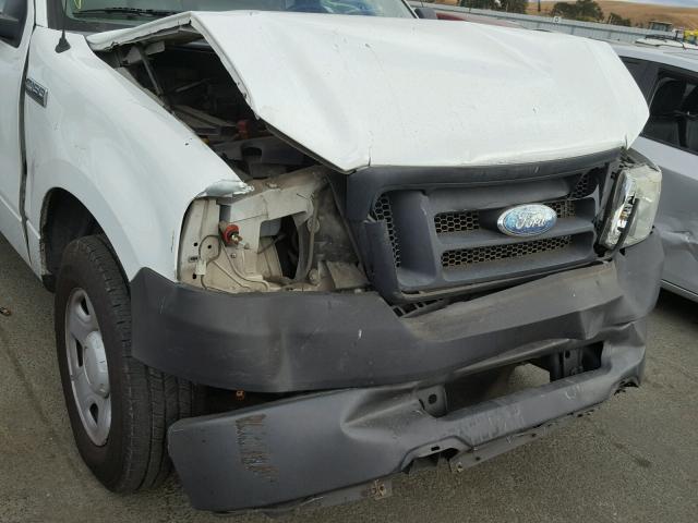1FTRF12257KB11524 - 2007 FORD F150 Սպիտակ լուսանկար 9
