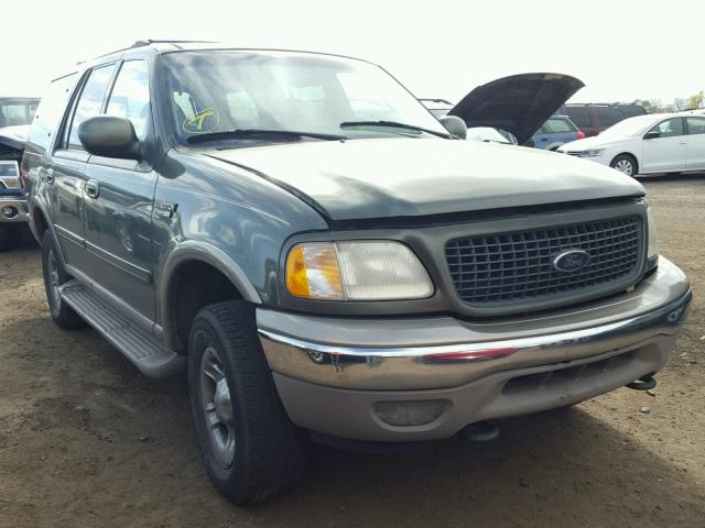 1FMPU18L6YLA22615 - 2000 FORD EXPEDITION GREEN photo 1