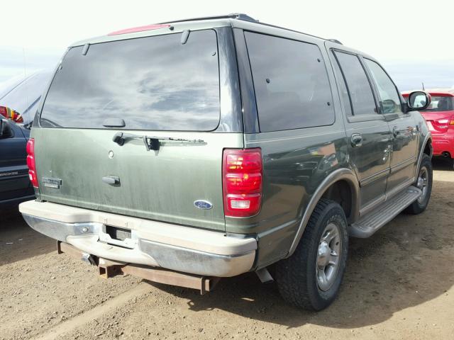 1FMPU18L6YLA22615 - 2000 FORD EXPEDITION GREEN photo 4