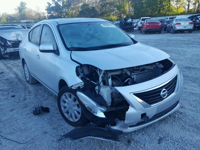 3N1CN7AP5CL806493 - 2012 NISSAN VERSA S SILVER photo 1