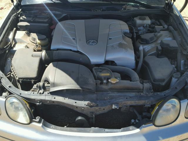 JT8BL69S640015324 - 2004 LEXUS GS 430 SILVER photo 7