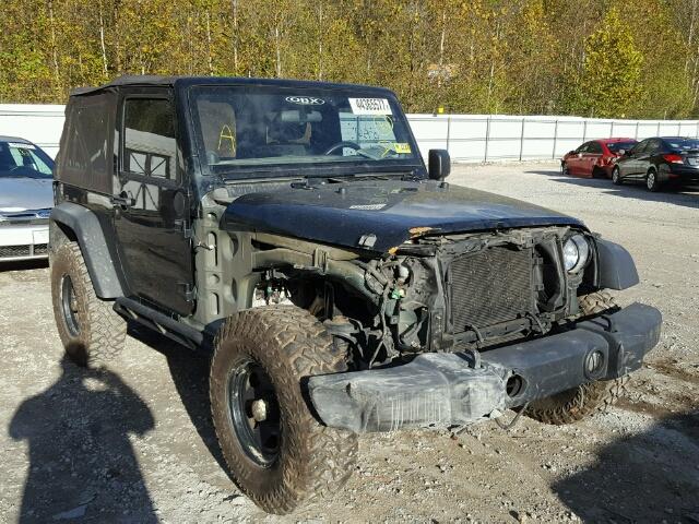 1C4AJWAG4CL163530 - 2012 JEEP WRANGLER S BLACK photo 1