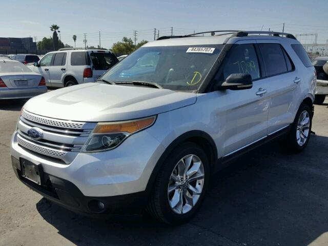 1FMHK7D89BGA83665 - 2011 FORD EXPLORER X BLUE photo 2