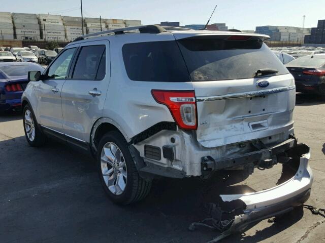 1FMHK7D89BGA83665 - 2011 FORD EXPLORER X BLUE photo 3