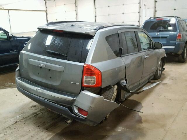 1C4NJCCB9CD579973 - 2012 JEEP COMPASS LI SILVER photo 4