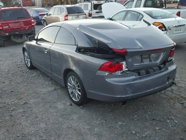 YV1MC68277J022626 - 2007 VOLVO C70 T5 SILVER photo 3