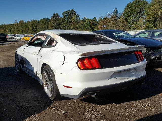 1FA6P8CF0F5384108 - 2015 FORD MUSTANG GT WHITE photo 3
