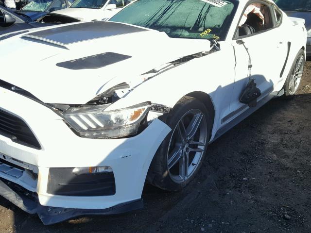 1FA6P8CF0F5384108 - 2015 FORD MUSTANG GT WHITE photo 9