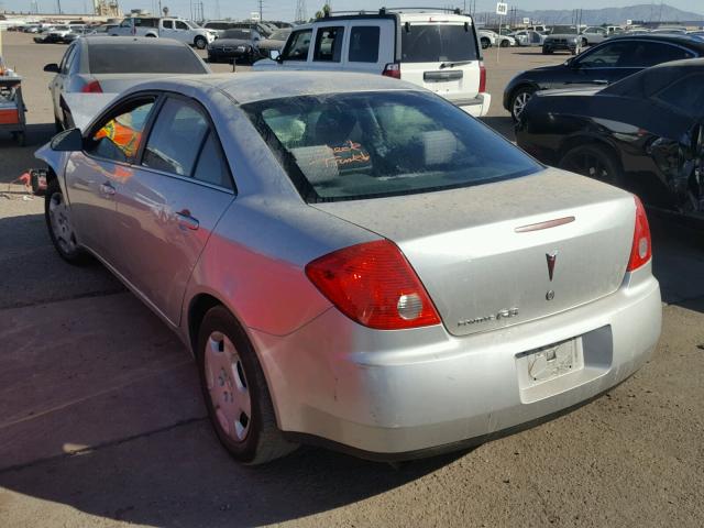 1G2ZF57B184203594 - 2008 PONTIAC G6 VALUE L SILVER photo 3