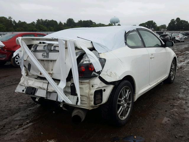 JTKDE177370199480 - 2007 TOYOTA SCION TC 白色 照片 4