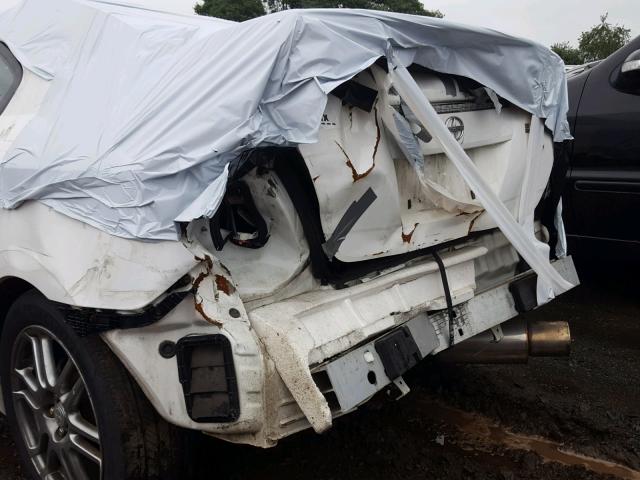 JTKDE177370199480 - 2007 TOYOTA SCION TC 白色 照片 9