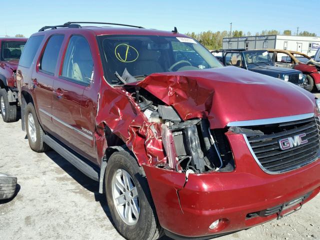 1GKUKCE00AR246800 - 2010 GMC YUKON SLT BURGUNDY photo 9