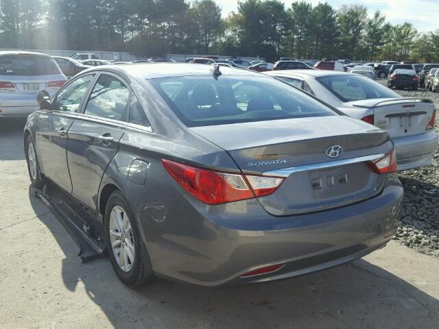 5NPEB4AC4DH745391 - 2013 HYUNDAI SONATA GLS GRAY photo 3