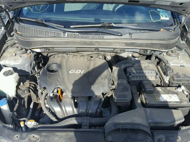 5NPEB4AC4DH745391 - 2013 HYUNDAI SONATA GLS GRAY photo 7