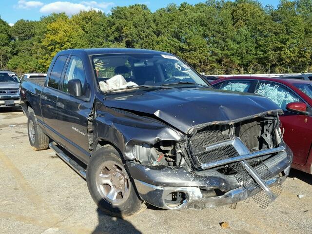 1D7HU18N84J150490 - 2004 DODGE RAM 1500 GRAY photo 1