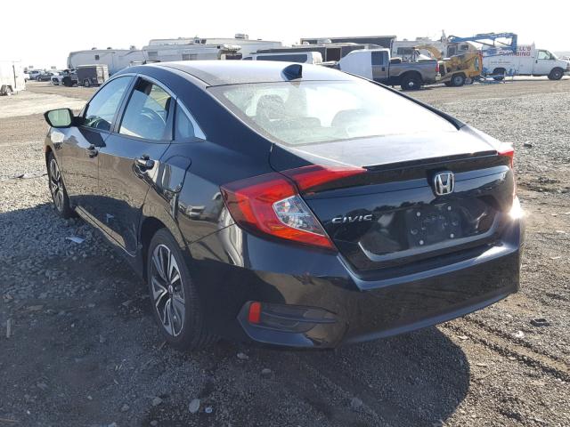 2HGFC1F76HH630982 - 2017 HONDA CIVIC EXL შავი ფოტო 3
