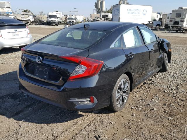 2HGFC1F76HH630982 - 2017 HONDA CIVIC EXL შავი ფოტო 4