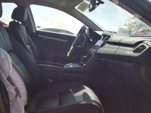 2HGFC1F76HH630982 - 2017 HONDA CIVIC EXL შავი ფოტო 5