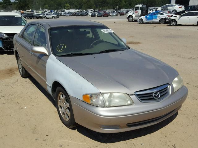 1YVGF22C625287182 - 2002 MAZDA 626 LX BEIGE photo 1