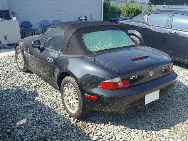 WBACN33411LK47720 - 2001 BMW Z3 2.5 BLACK photo 3