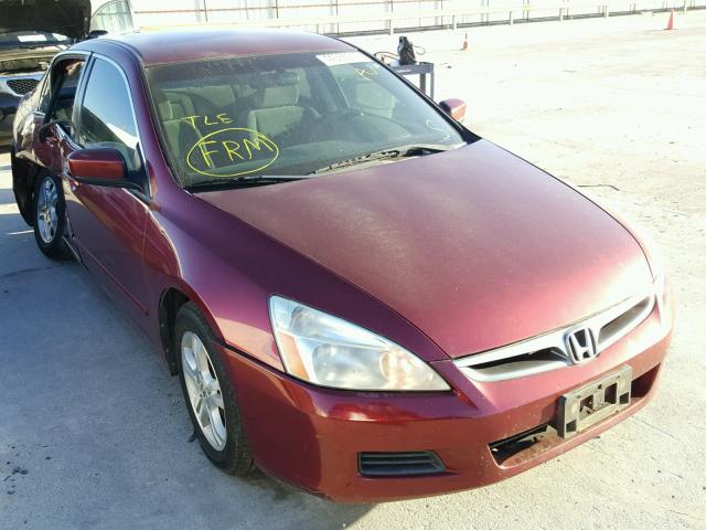 1HGCM56356A121742 - 2006 HONDA ACCORD SE RED photo 1