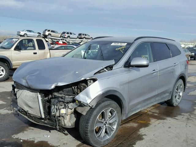 KM8SMDHF3EU043496 - 2014 HYUNDAI SANTA FE G GRAY photo 2