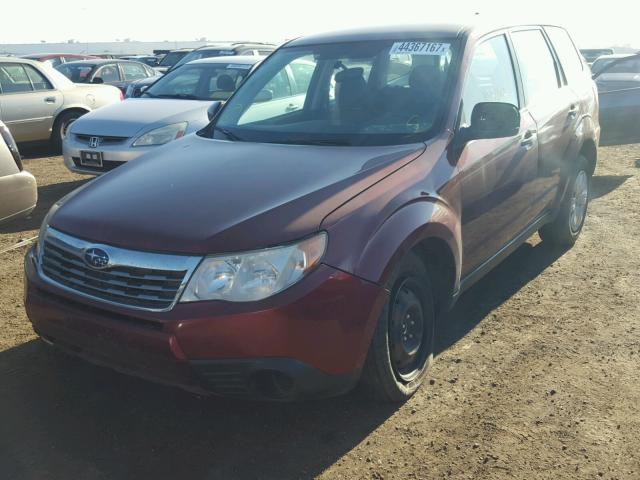 JF2SH61679H776813 - 2009 SUBARU FORESTER 2 RED photo 2