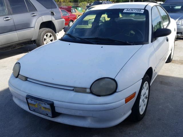 1B3ES47C0WD712244 - 1998 DODGE NEON HIGHL WHITE photo 2